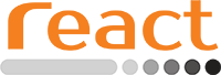 Retail Equipment & Access Control Solutions | REACT Logo
